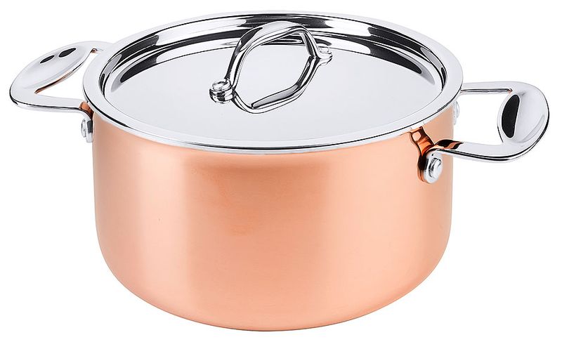 Pentola di cottura in rame 3,5 l - Contacto
