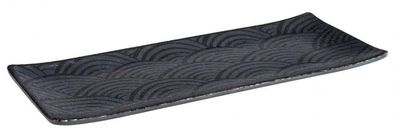 APS - Vassoio &quot;Dark Wave&quot; 12 x 29 cm
