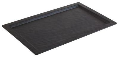 APS - Vassoio GN &quot;Slate&quot; 32,5 x 53 cm Nero