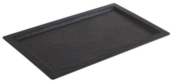 APS - Vassoio GN &quot;Slate&quot; 32,5 x 53 cm Nero