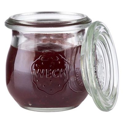 APS - Set 12 bicchieri con coperchio &quot;Weck&quot; 0,07L