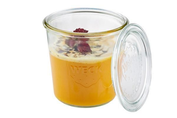APS - Set da 2 bicchieri con coperchio &quot;Weck&quot; 0,58L