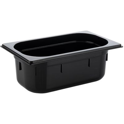 APS - Contenitore GN 1/4 16,2 x 26,4 cm 2,5L Nero