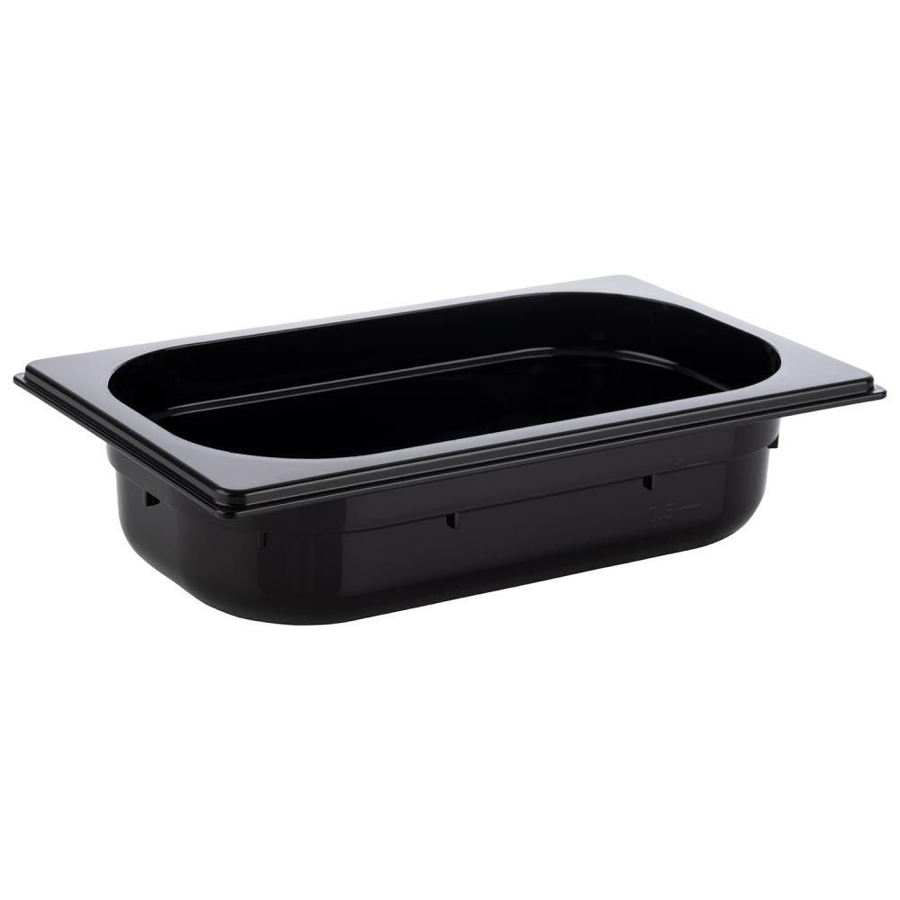 APS - Contenitore GN 1/4 16,2 x 26,4 cm 1,7L Nero
