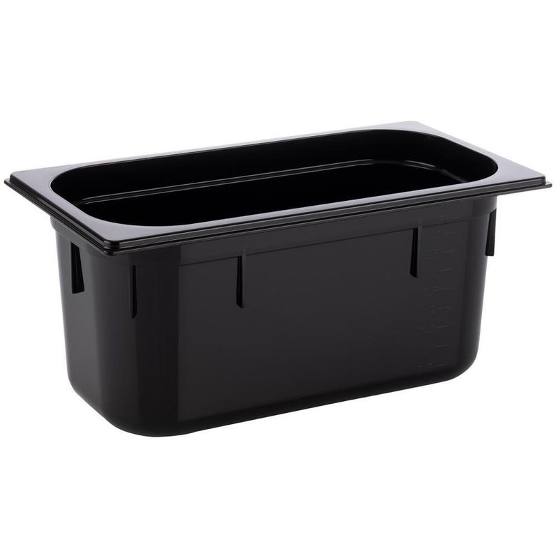 APS - Contenitore GN 1/3 17,5 x 32,5 cm 5,3L Nero