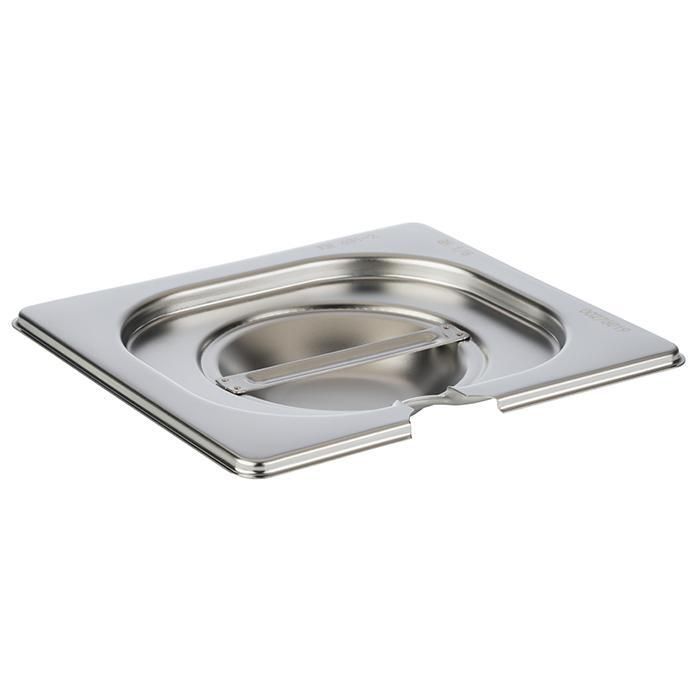 APS - Coperchio GN 1/6 con incavo per cucchiaio 16 x 17,5 cm