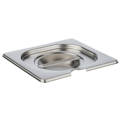 APS - Coperchio GN 1/6 con incavo per cucchiaio 16 x 17,5 cm