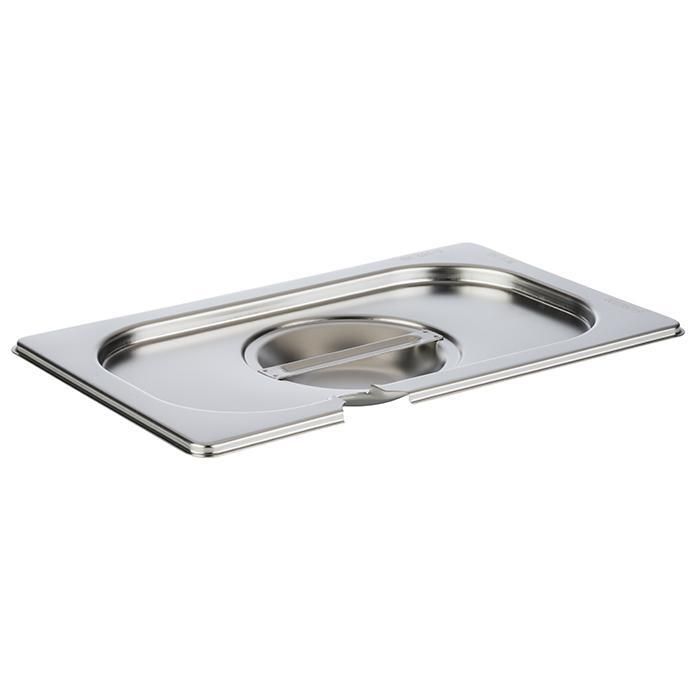 APS - Coperchio GN 1/4 con incavo per cucchiaio 16 x 26,5 cm