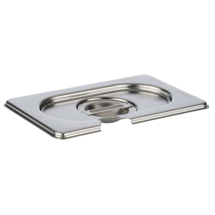 APS - Coperchio GN 1/9 con incavo per cucchiaio 10,5 x 17,5 cm