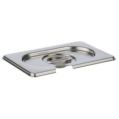 APS - Coperchio GN 1/9 con incavo per cucchiaio 10,5 x 17,5 cm