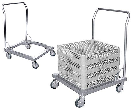Carrello di trasporto per cestelli lavello 60 x 60 cm - Contacto