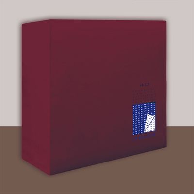 Tovagliolo Bordeaux 2 veli 38x38 cm Punta/Punta - Tirolix