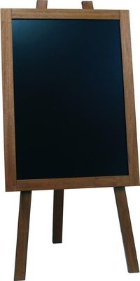 Lavagna Cavalletto 55 x 124 cm Noce - Nero Lavagne