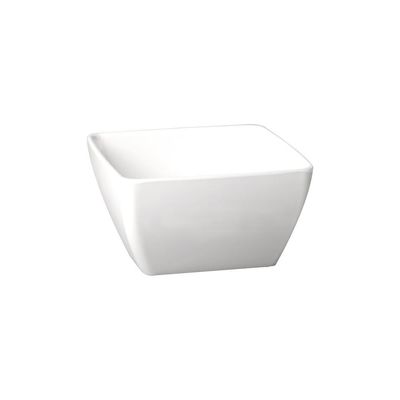APS - Ciotola quadrata &quot;Friendly&quot; 19 x 19 cm Bianco
