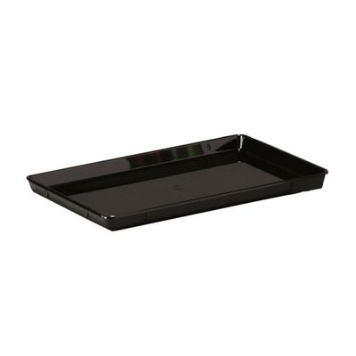 Vassoio Rettangolare 29 x 19,5 cm Nero - Inoxmacel