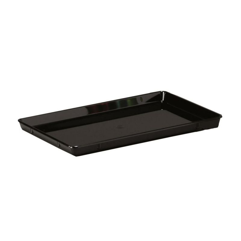 Vassoio Rettangolare 29 x 19,5 cm Nero - Inoxmacel