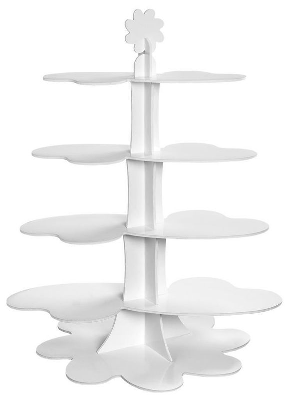 Alzata Cloud Finger Food 75 cm Bianco - Gold Plast