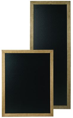 Lavagna da parete 120 x 56 cm Teak - Contacto