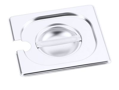 Coperchio GN 1/6 con incavo per cucchiaio - Contacto