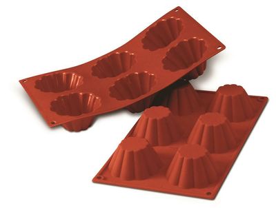 Stampo 6 Briochette 7,9 cm Classic - Silikomart