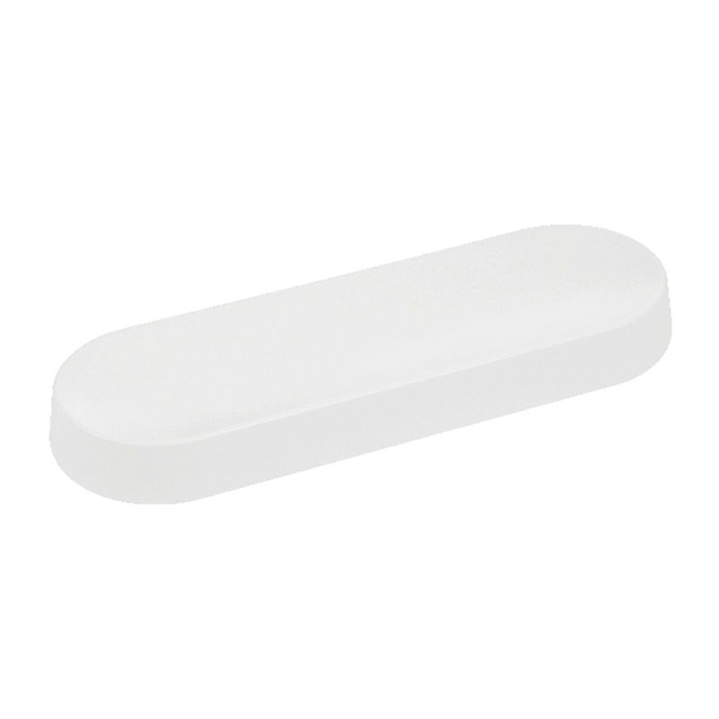 Arthur Krupp - Piatto ovale 30 x 10 cm Melamina Gourmet Bianco