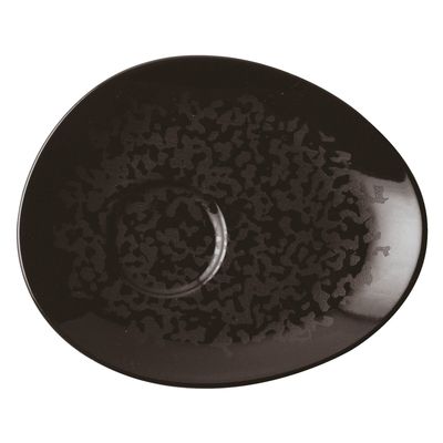 Arthur Krupp - Piattino organico per tazza caffè 13,5 x 11 cm Eclipse Night