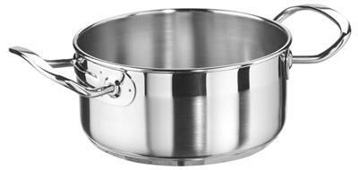 Casseruola Alta 2 Manici 22 cm Professional - Pintinox