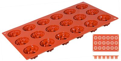 Stampo in silicone gugelhupf 4,1 cm - Contacto