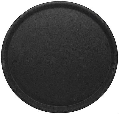 Vassoio antiscivolo rotondo 38 cm Nero - Contacto