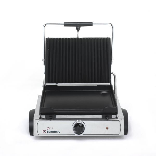 Sammic - Piastra elettrica liscia e scanalata GL-6