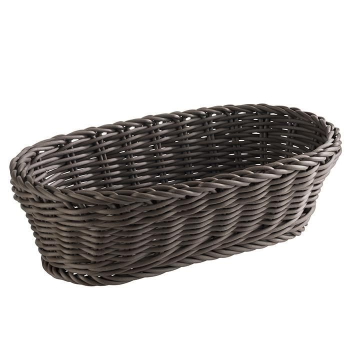 APS - Cesto ovale &quot;Profi Line&quot; 40 x 16 cm Marrone