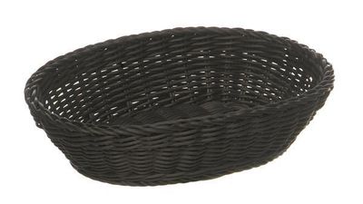 APS - Cesto ovale &quot;Profi Line&quot; 18 x 25 cm Nero