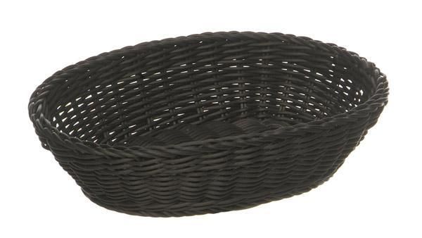 APS - Cesto ovale &quot;Profi Line&quot; 18 x 25 cm Nero