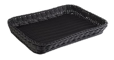 APS - Cesto rettangolare &quot;Profi Line&quot; 30 x 40 cm Nero