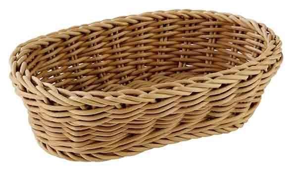 APS - Cesto ovale &quot;Profi Line&quot; 12 x 19 cm Beige