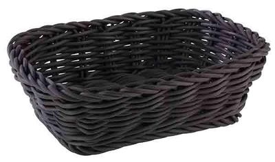 APS - Cesto rettangolare &quot;Profi Line&quot; 13 x 19 cm Nero