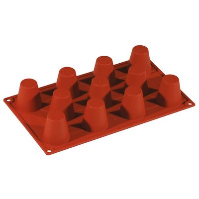 Paderno - Stampo babà medio 30 x 17,5 cm 11 pz