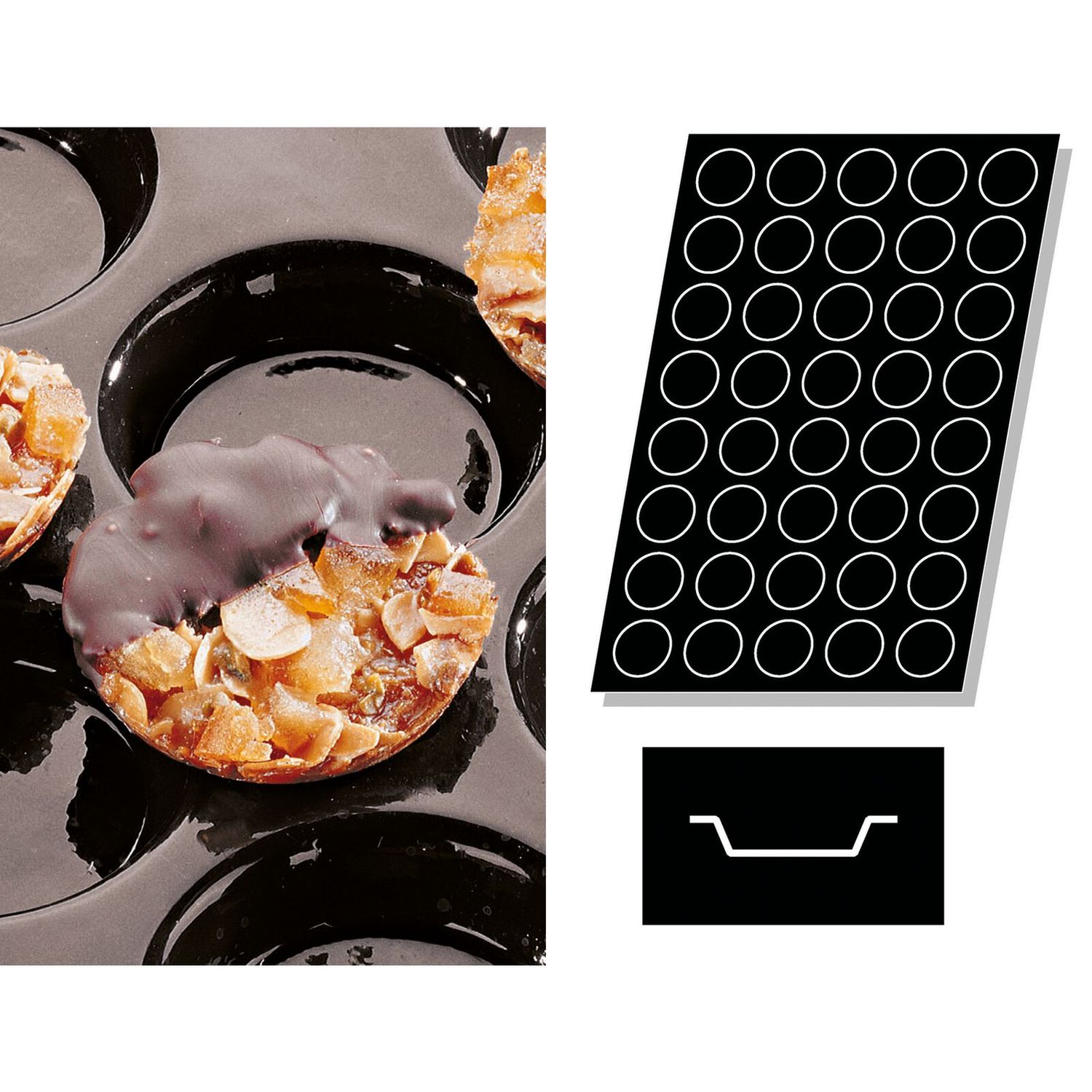 Paderno - Stampo Flexipan multiplo Cookies