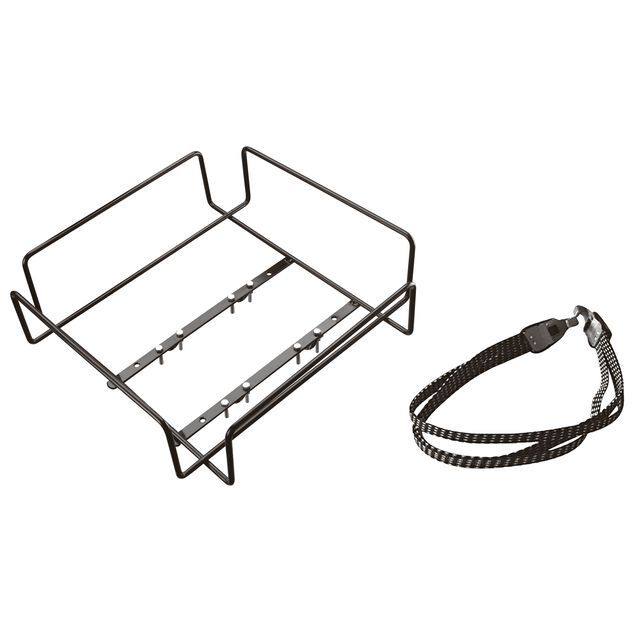 Paderno - Cestello portapacco bike + gancio elastico 46 x 16 cm
