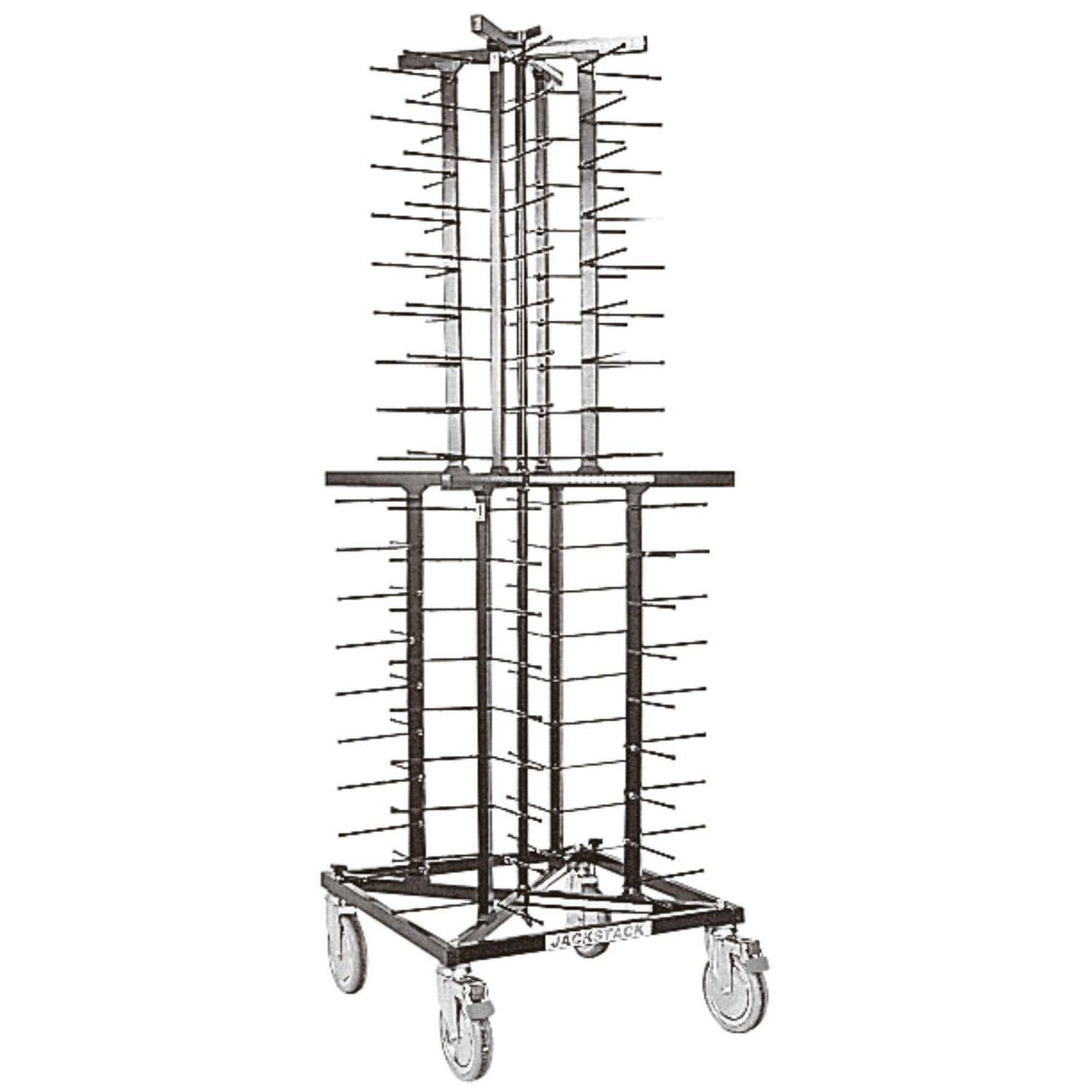 Paderno - Carrello porta piatti 60 x 60 x 180 cm