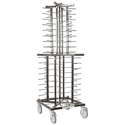 Paderno - Carrello porta piatti 60 x 60 x 180 cm