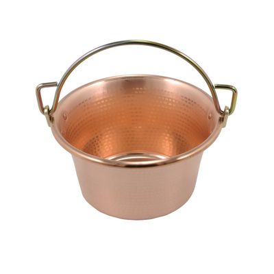 Paiolo Con Maniglia 26 cm Rame Stagnato - L.A.R.
