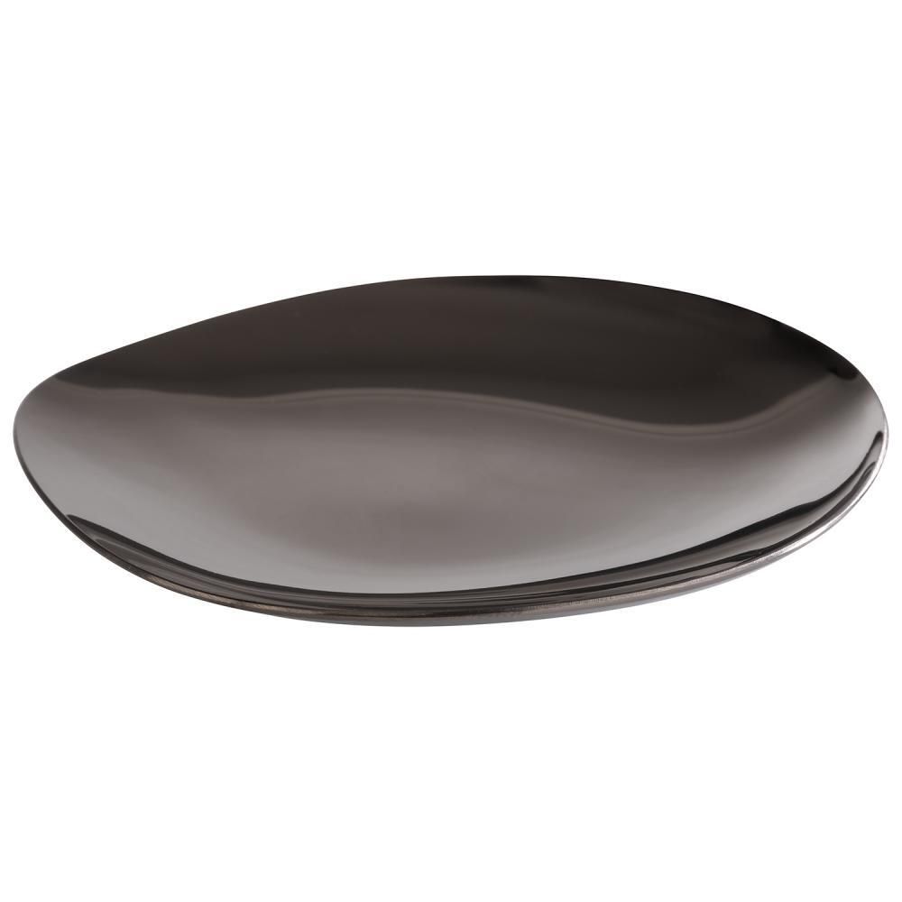APS - Piattino 4 pz &quot;Pebbles&quot; 9 x 9 cm Nero
