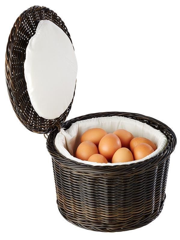 APS - Cesto uova &quot;Profi Line&quot; 26 cm Marrone