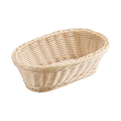 APS - Cestino buffet ovale &quot;Economic&quot; 17,5 x 27 cm Beige Chiaro
