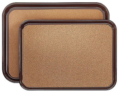 Vassoio antiscivolo 45,5 x 34 cm Marrone - Contacto