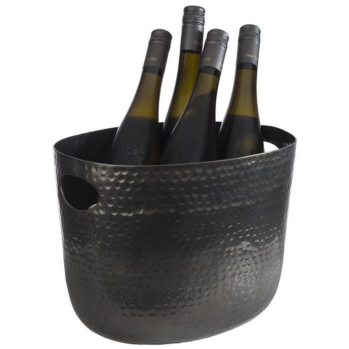 APS - Secchiello portabottiglie 23,5 x 30 cm Nero