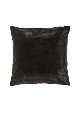 Cuscino in Ecopelle 45x45 cm Nero - Tirolix