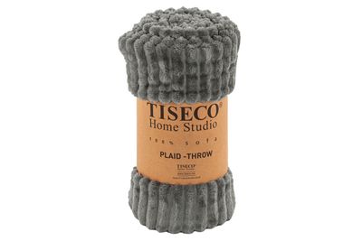 Plaid in Microflanella 130x170 cm Grigio - Tirolix