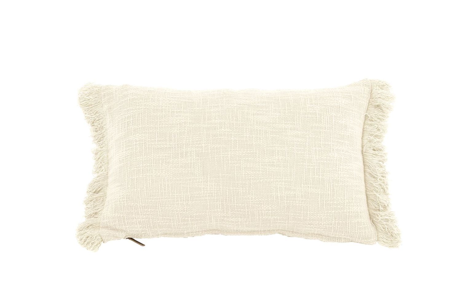 Cuscino in Cotone Slub 30x50 cm Crema - Tirolix